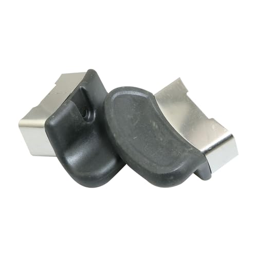 2 piezas de mango negro de repuesto para utensilios de cocina miniatura 3