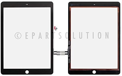 ePartSolution_Touch Screen Digitizer Glass Lens for iPad 6th Gen 2018 Ver. A1893 A1954 Replacement Part (Black)