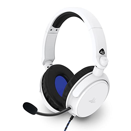 4Gamers PRO4-50s - Auriculares con Soporte para PS4, Color Blanco Cover