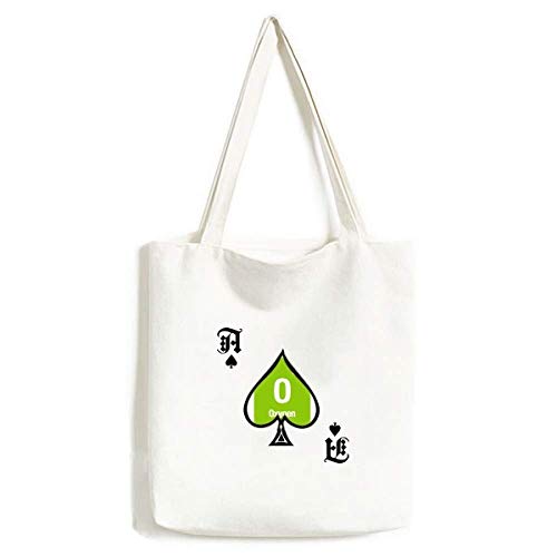 Sac Oxygen Poker Spade lavable au design scientifique unique