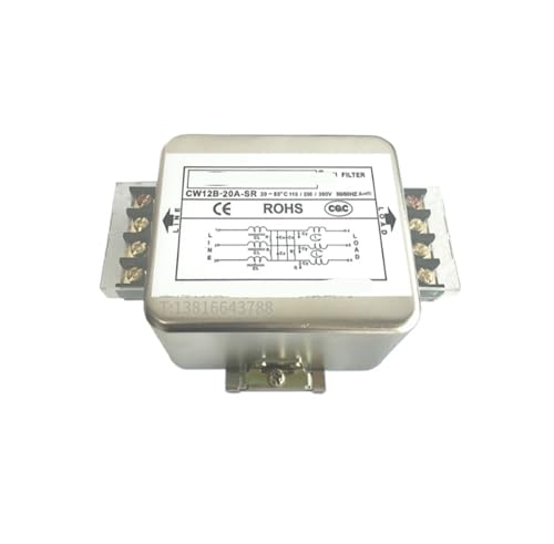 Filtro de interferencia CW12B-10A/20A/30A-SR trifásico que elimina ruido en 380V