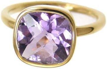 Pompom Rings 925 sterling Silver rings for girls amethyst 10mm Best Gift For Christmas