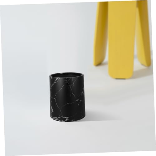 Cabilock papelera de basura estilo mármol para cocina y oficina miniatura 6