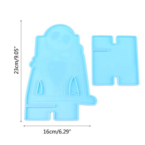 HELYZQ Suporte de celular DIY para celular com molde de resina epóxi, molde de silicone