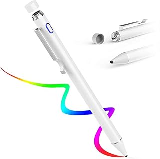 AWAVO Capacitive Stylus Pen Compatible for Apple Pencil Touch Screens, Rechargeable Styli