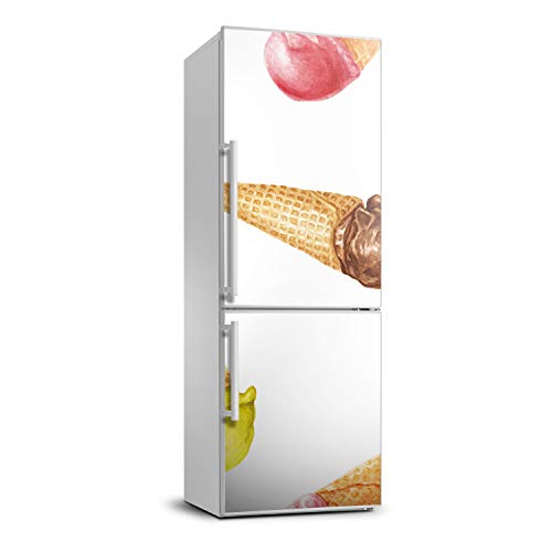 Vinilo para nevera autoadhesivo Tulup 70x190 cm con diseño de helado para cocina 2
