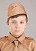 Fun Costumes Kids WWII Military Costume | World War 2 Army Uniform with Hat, Shirt, Pants, and Tie | Boys History Outfit Large