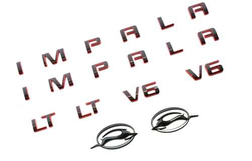 Placa de identificación para coche Impala LT V6: sustituye tus logotipos gastados (84301582)