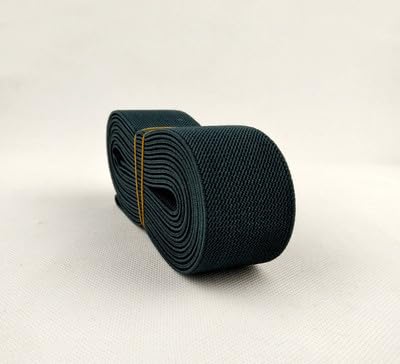 Elastico per cucito, banda elastica, Fascia elastica spessa abbigliamento intimo gonna cintura elastica sottile decorazione auto colore piatto twill larghezza elastico 4 cm ( Color : Dark Blue , Size