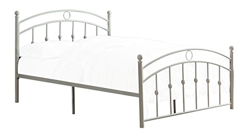 Homelegance Tiana Metal Platform Bed in White #TOP17
