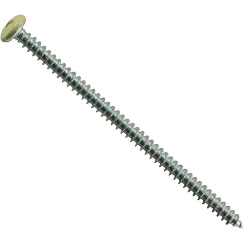 Tornillos de chapa beige 502553 para ocultar fijaciones visibles en acabados metálicos