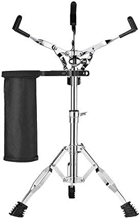 Snare Stand & Drum Sticks Holder, Lightweight(5lb),Double braced tripod construction,for 10 to 14 Inch Snare Drums