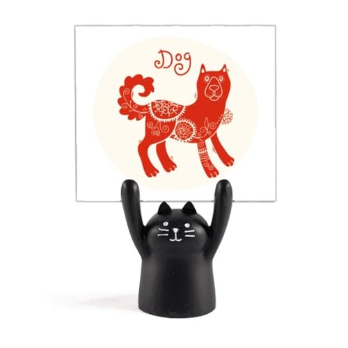 Porte-mémo Year of Dog rouge zodiaque chinois idée cadeau original