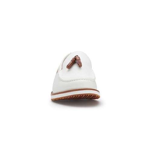 Image of Ferro Aldo Men's Premium Moc Toe Loafers | Casual & Dress Styles with Tassels & Horsebit Buckles
