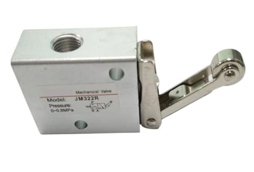 Électrovanne pneumatique JM322R à levier à galet droit pour circuits - 4