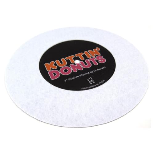 Dr Suzuki Kuttin Donuts Tapis de feutrine Blanc 17,8 cm
