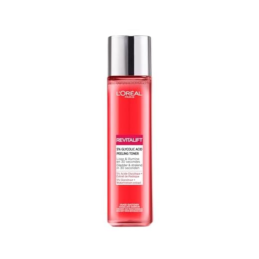 L'Oréal Paris - L'Oreal Revitalift - Tóner exfoliante con 5% de ácido glicólico, 180 ml