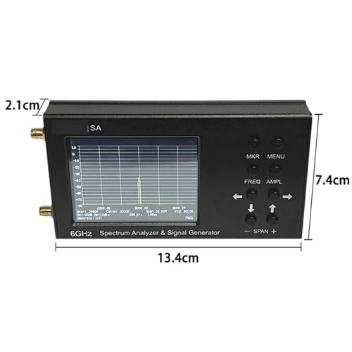Analizador de espectro digital portátil de 35-6200 MHz y generador de señales SA 6G 5