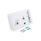 RATCHROLL RV Analog Control Heating/Cooling Thermostat Kit for Campers Motorhome/for Duo-Therm Thermostat RV Analog Control / 40-90°F Temp on A/C and Furnace / 1 Set Replacement Car Parts