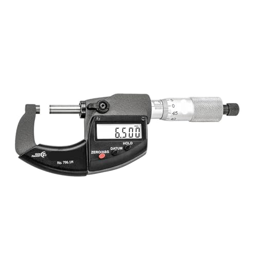 Micrómetro exterior digital métrico 796.1MXRL para medir espesores y piezas de metal