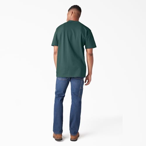 Dickies Men's Short Sleeve Heavyweight Logo T-Shirt, Mallard Green, S - image 5