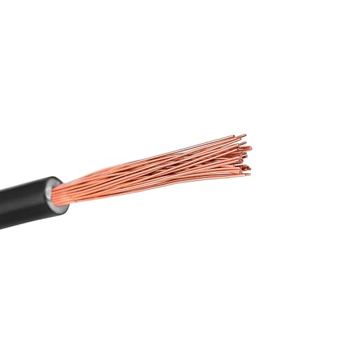 Image of 4.0 sqmm Single Core Copper Electrical Wire, 180 Meter (Black) | Heat Resistant & Flame Retardant (FR) | Lead-Free LSH House Wire for Home & Industrial Use (180 MTR)