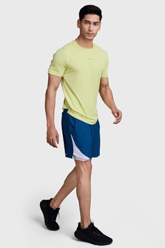 Image of FUAARK Men Moisture Wicking Solid Round Neck Tshirt