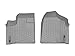 WeatherTech Custom Fit FloorLiners for Routan, Grand Caravan, Town & Country Van - 1st Row (461411), Grey