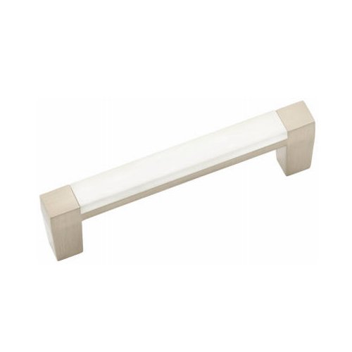 Belwith Products P3441-snwm pour placard, 7,6 cm, Blanc satiné Nickel Cover