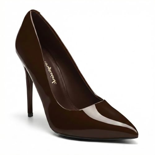 Image of Womens High Heels 4 Inch Closed Pointed Toe Pumps Stiletto Heels for Women Dress Sexy Wedding Pumps