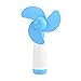 Ventilatore Portatile, Mini Ventola di Raffreddamento Ventilatore Portatile Portatile a Batteria per Bambini, Ragazze, Donne, Uomini, Interni, Esterni, Viaggi(Blu)