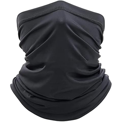 FWQW Unisex Uv Protection Bandana Snood Balaclava Scarf For Man, Cooling Breathable Multifunctional Headwear Headband For Cycling Motorcycle Fishing Hiking Ski, 42*25cm Cover