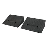 Bordsteinrampe, Rampenpolster 2er Set, 50x38x16cm, Für Auto & Rollstuhl