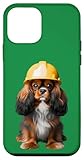 Célébrez le charme d'un chien ludique portant un casque de sécurité jaune, idéal pour les amoureux des chiens qui admirent l'ingénierie et le travail acharné. Idéal pour la fête des pères, la fête des mères, les travailleurs du bâtiment, les ingénieurs civils, les architectes, les propriétaires d'animaux de compagnie, les mamans de chiens ou les papas de chiens.