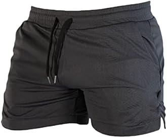 Men's Casual Bodybuilding Gym Shorts Workout Training Quick Dry Short Pants Lightweight Fitness Exercise Shorts