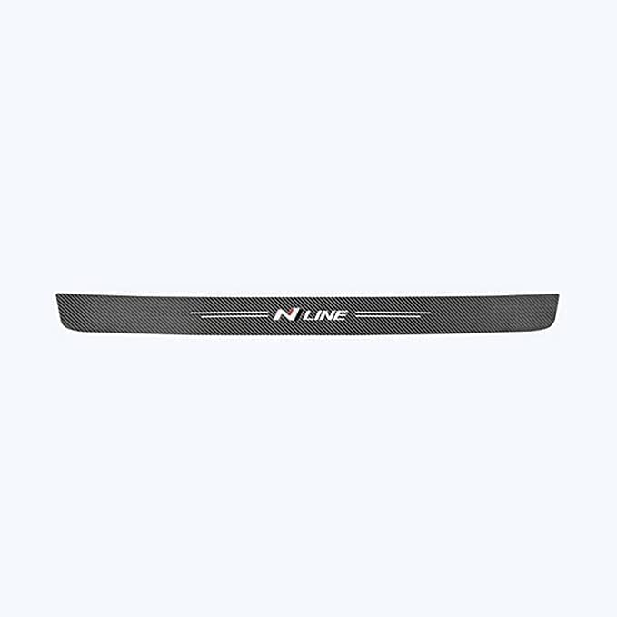 KHXJYC Car Rear Bumper Protector for DS DS3 DS4 DS5 DS6 DS7, Car Rear Bumper Protector Strip Carbon Fiber Look Styling Accessories