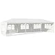 Partyzelt Costway Pavillon 3x9m für Garten und Veranstaltungen