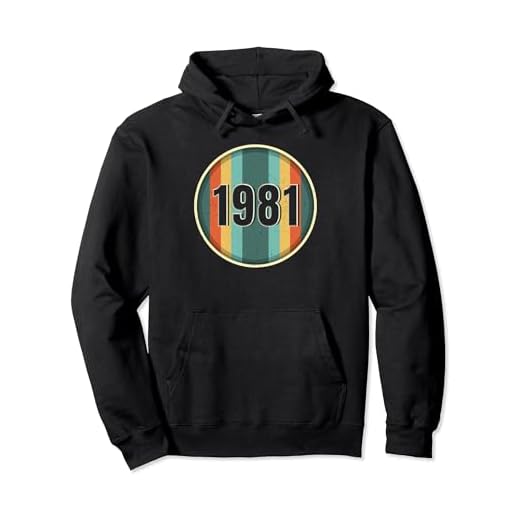 Camisetas vintage de cumpleaños de 1981 para mujer, divertidas camisetas de cumpleaños de 1981 Sudadera con Capucha