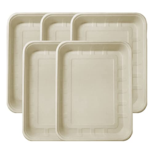 Eco Friendly Disposable Litter Box 5 Count (Suitable For Cat, Hamster, Guinea Pig, Mice, Rabbit) Cat Litter Tray Sifting Litter Box Cat Litter Liners (1 Extra Litter Box Based On Availability) #TOP6