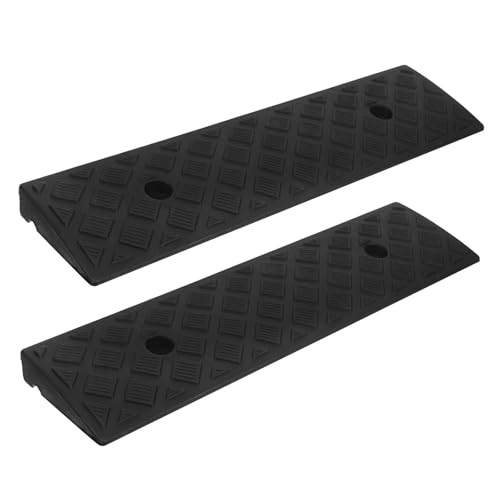 Rampas para umbrales y rampas de bordillo 3cm 2 piezas negras miniatura 1