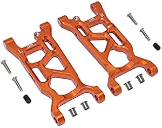 GPM for LOSI 1/10 LASERNUT Tenacity U4 LOS03028 Aluminum Front Lower ARMS -12PC Set (Orange)