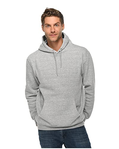 Unisex Premium Pullover Hooded Sweatshirt XL Heather Grey
