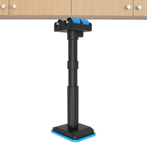 Elevador de muebles de altura ajustable, soporta hasta 400 kg, soporte de nailon/ABS para armarios y azulejos, diseño de ruedas para facilitar su colocación, perfecto para baño, cocina y garaje