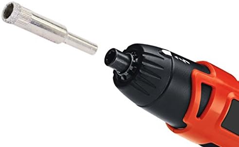 Bastex Diamond Grit Hole Saw Bit Drill Set (3pc). Includes 6mm, 8mm, 10mm bit Sizes, Made for Cutting Ceramic Tile Marble Glass Porcelain and Most Hard Surfaces.