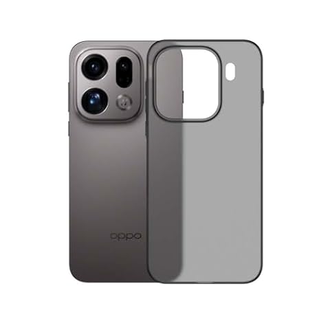 QJONSIU Etui na Oppo Find X9 Pro, Ultracienka Shockproof PC Ochronne Case, Wygodna i Gładka-Przezroczysta Czarny