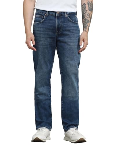 MUFTI Blue Relaxed Jeans