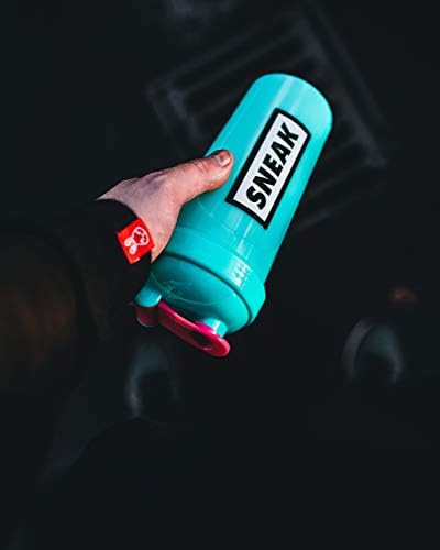 SNEAK | Bloc Shaker | Gamer Energy Drink Shaker, Easy to Wash, Measurements Down the Side for Easy Mixing, 700ml