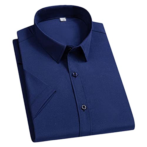 Chemise décontractée hommes manches courtes pour l'été noir 3XL