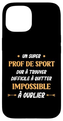 Humour professeur sport homme super prof de sport �X�}�z�P�[�X iPhone 15 �p