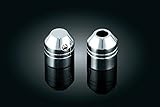 Kuryakyn 2016 Motorcycle Accent Accessory: Clutch Cable Ferrule & Banjo Bolt Cover Kit for 1984-2019 Harley-Davidson Motorcycles, Chrome